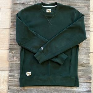 Mens Tracksmith Trackhouse Crew, M, Green